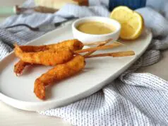 langostinos salsa parmesana