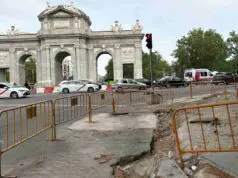 obras calle alcalá puerta