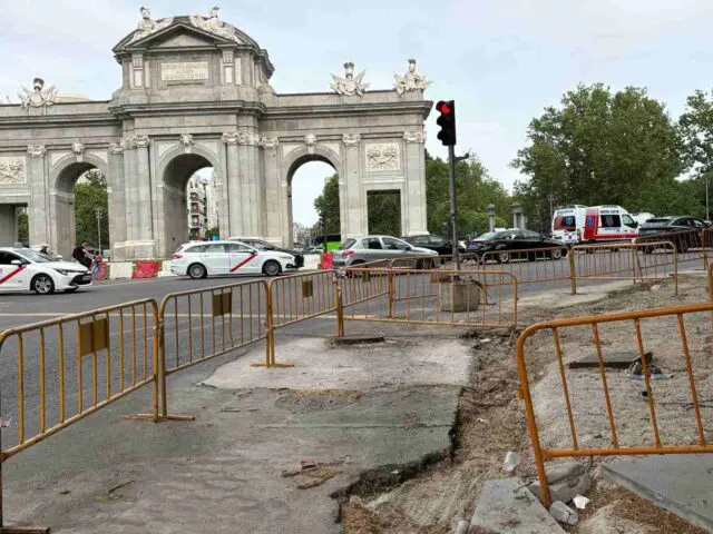 obras calle alcalá puerta