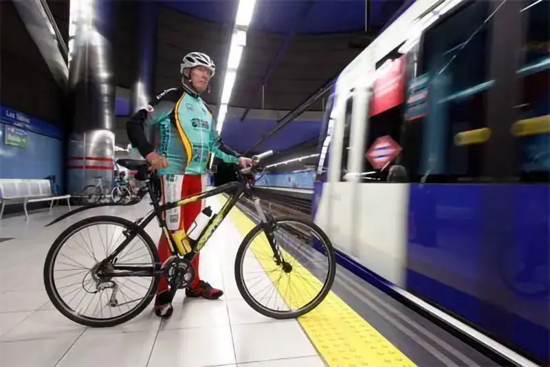 bici en metro