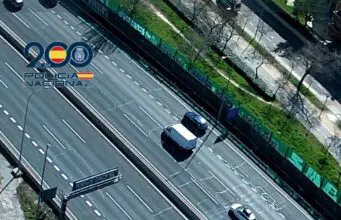 Persecución policial en Madrid