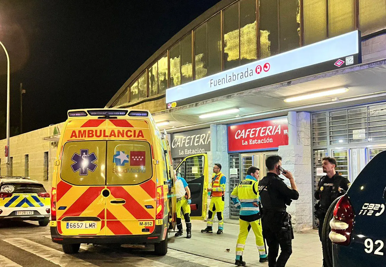 Arrollamiento de un tren en Metrosur