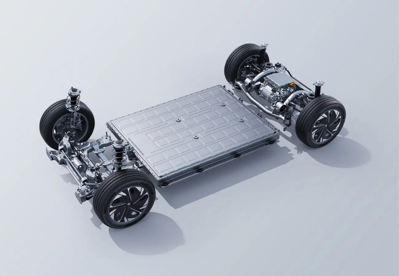 batería de un coche eléctrico