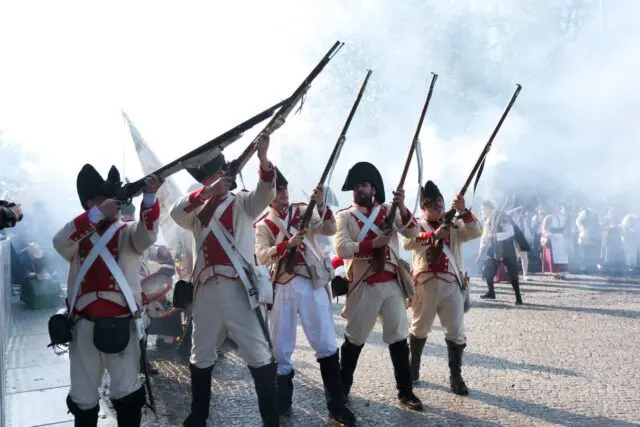 dia dos de mayo recreacion puerta sol madrid