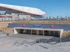 metro estación estadio metropolitano