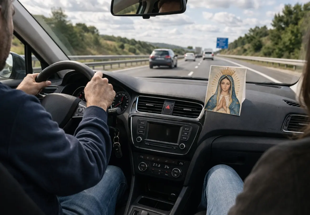 objetos colgantes en el coche