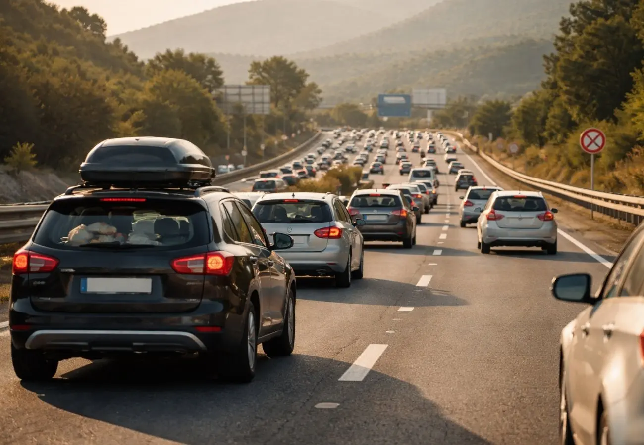 volver de vacaciones en coche