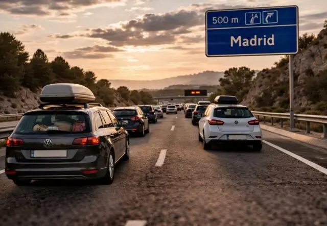 volver de vacaciones en coche