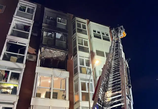 Incendio en Ciudad Lineal