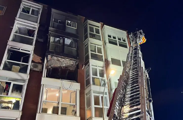 Incendio en Ciudad Lineal