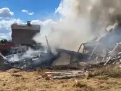 Incendio en Morata de Tajuña