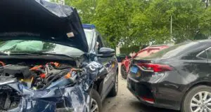 Reyerta y accidente en San Blas
