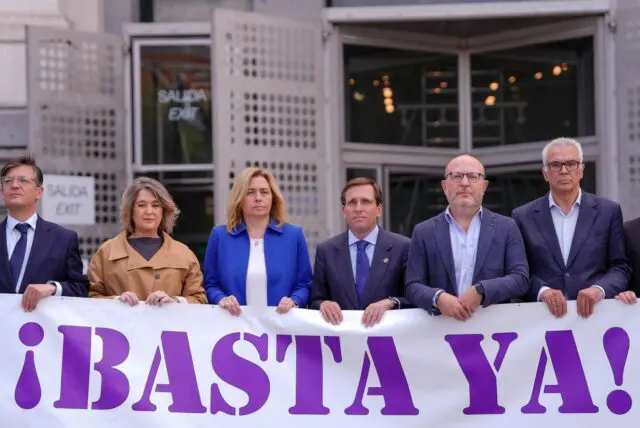 violencia de genero madrid minuto silencio