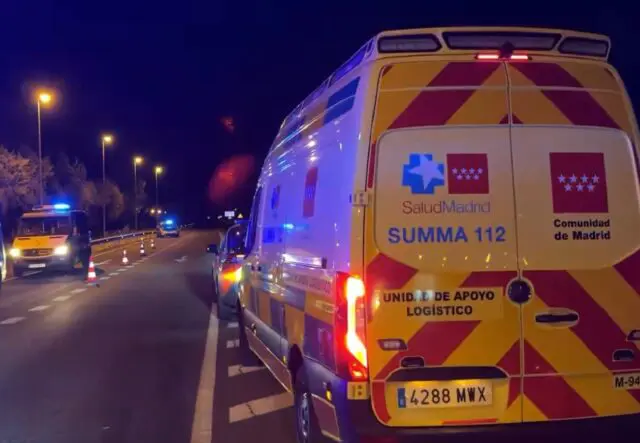 Accidente de moto en Boadilla del Monte