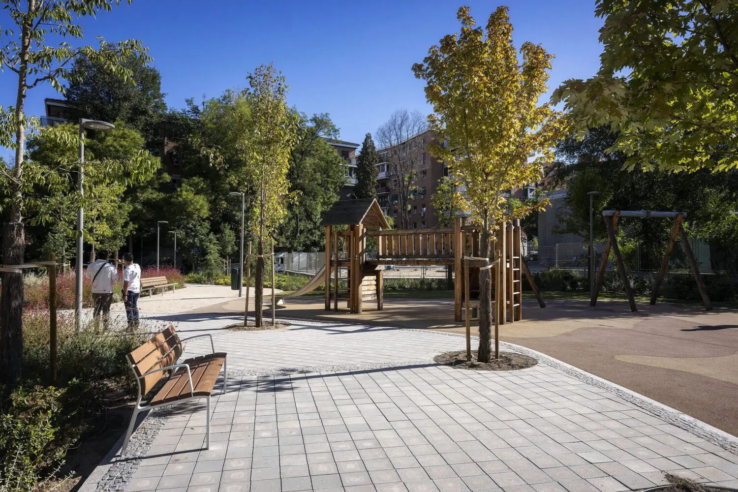 Nueva zona verde en Arganzuela