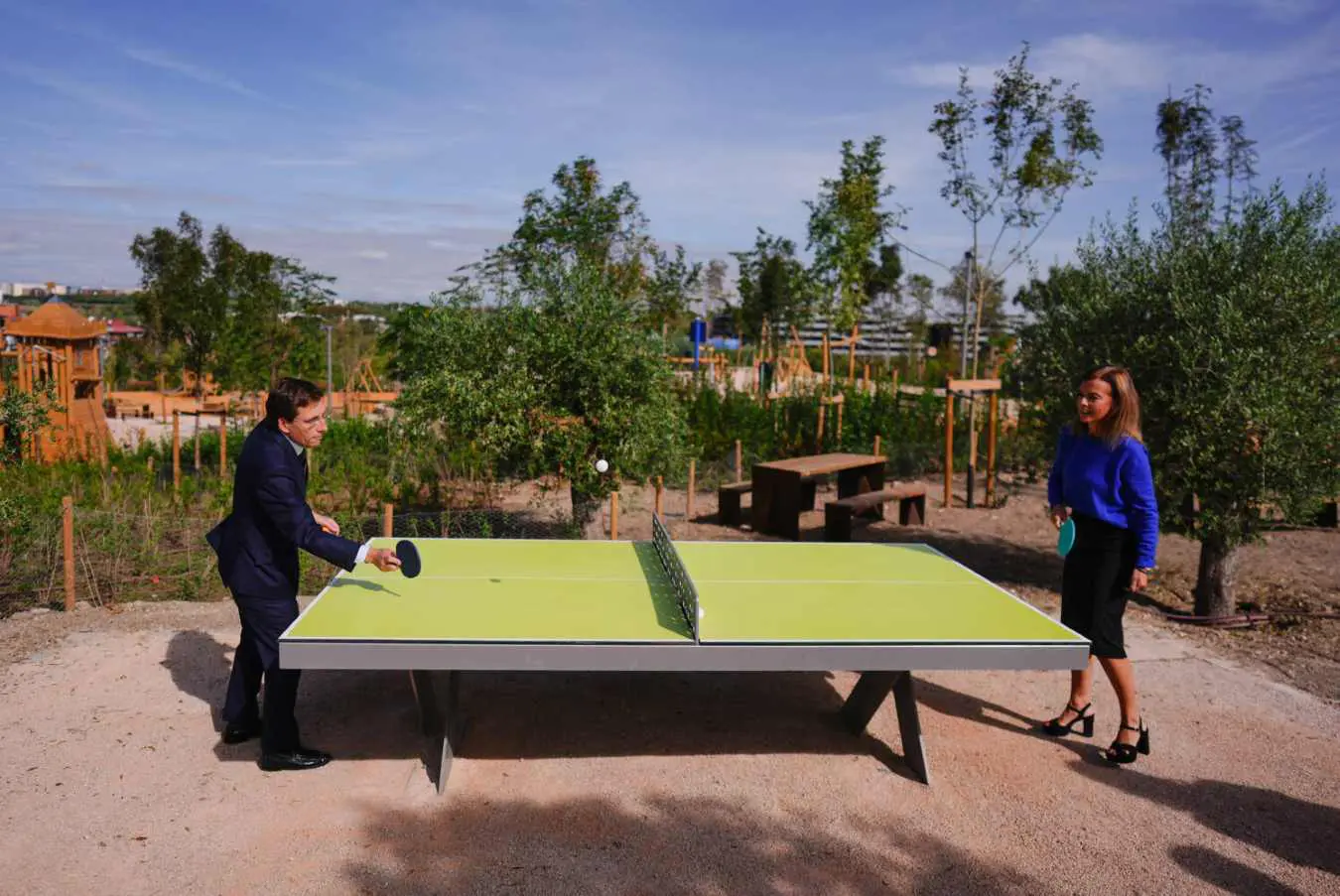 nuevo parque Benedicto-XVI ciudad deporte ping pong