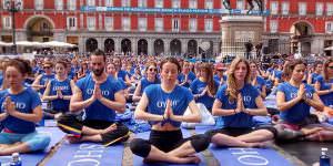 Free Yoga by Oysho en Plaza Mayor