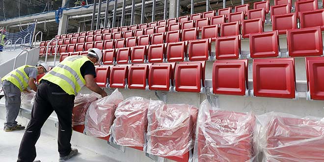 Nuevos asientos en el Wanda Metropolitano