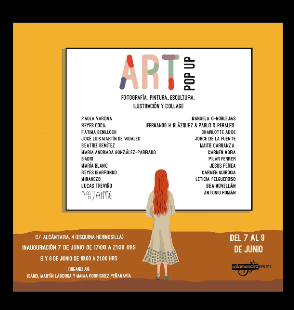 Cartel Pop Up Art Madrid 2018 