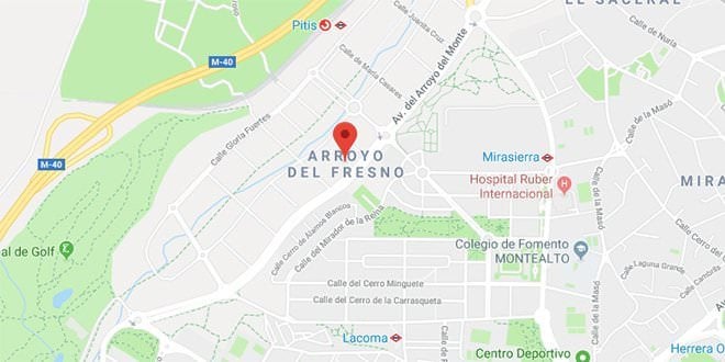 Mapa Arroyo del Fresno
