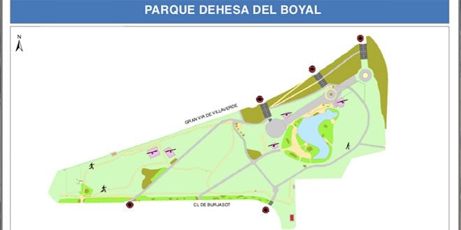 Parque Dehesa Boyal Villaverde Plano