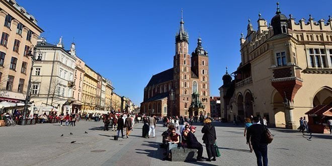 Cracovia plaza mercado