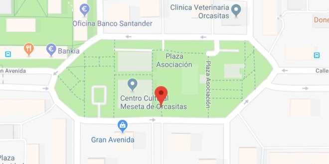 Plaza Asociación Rehabilitación Mapa Gobierno