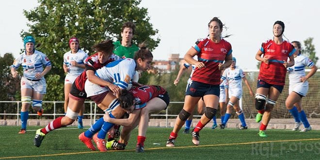 Liga Iberdrola Rugby Femenino Partido Jugadoras