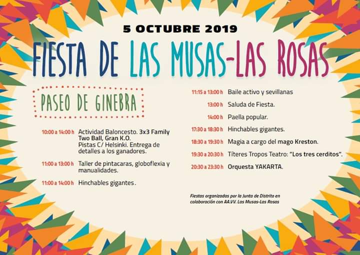 Fiesta Las Rosas 2019 folleto