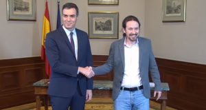 Sánchez e Iglesias nuevo gobierno