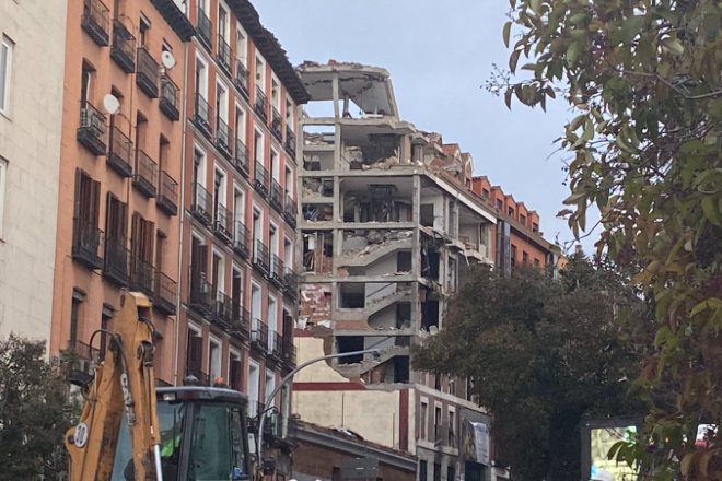 explosión edificio calle Toledo