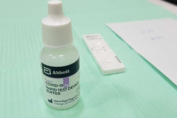 test antígenos frasco