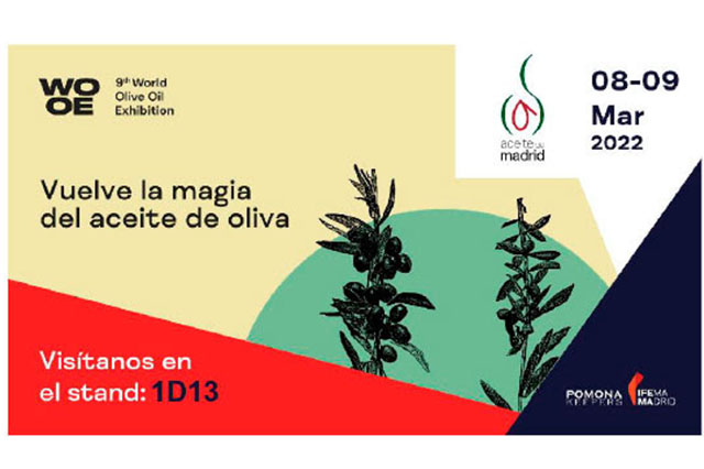 Aceite de Madrid exhibirá sus aceites en la WOOE