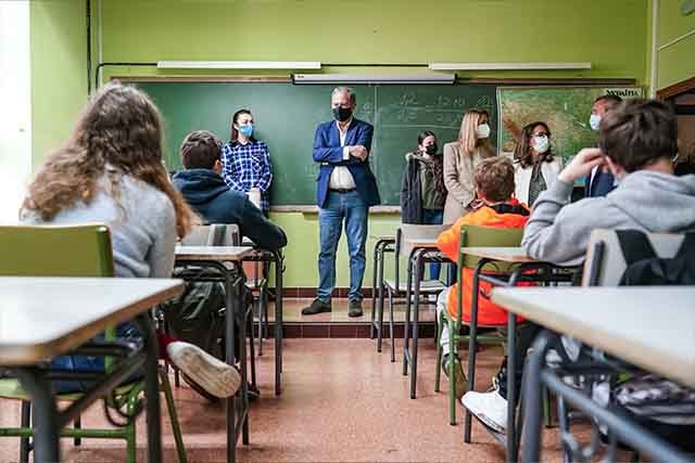 Menores ucranianos refugiados escolarizados en Madrid