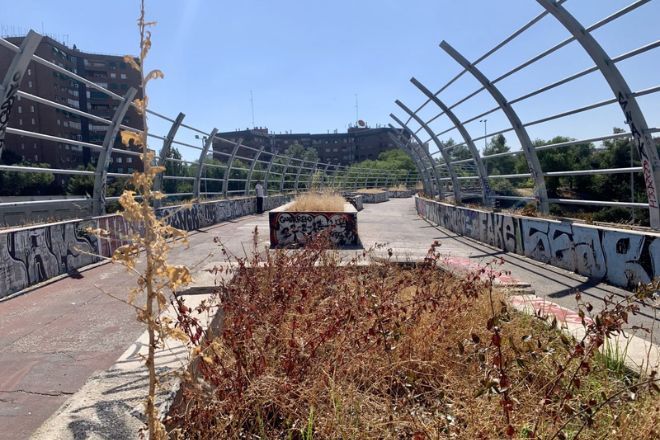 Puente de Lira, una reforma peatonal sobre la M-30