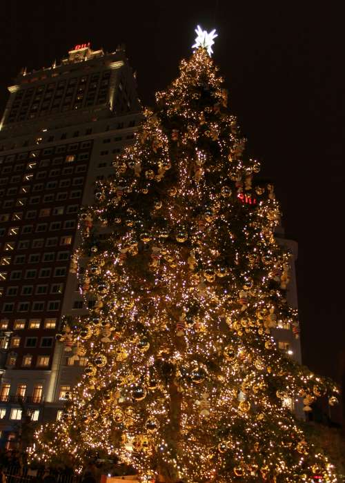 árbol navidad plaza españa
