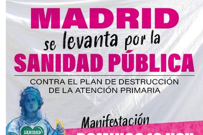 manifestación sanidad madrid