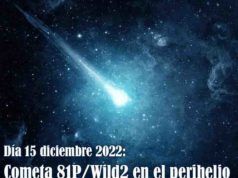 Cometa 81P/Wild2 en el perihelio. 15 de diciembre