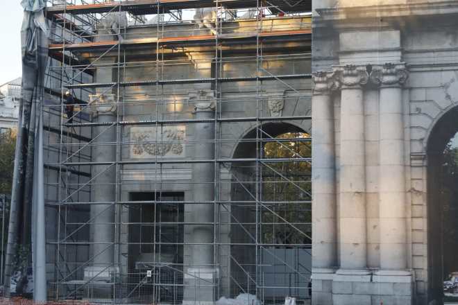 Puerta de Alcalá restauración