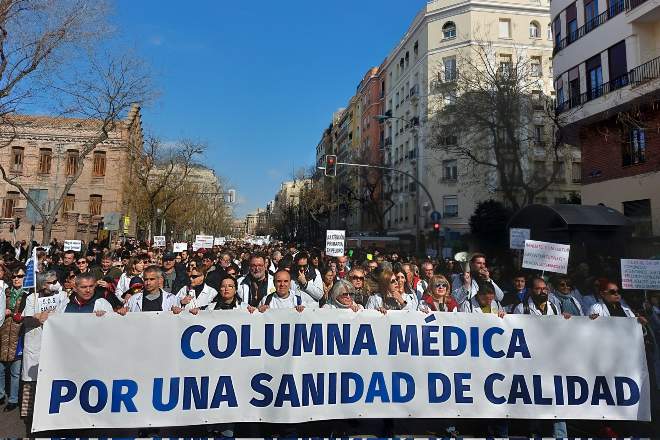Manifestación Sanidad Madrid