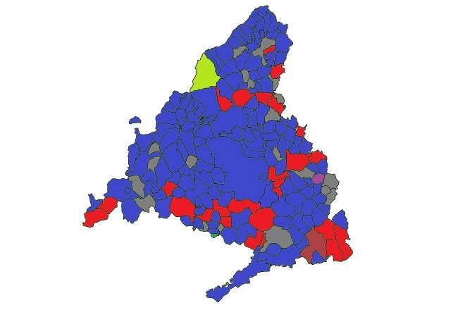 mapa resultados elecciones municipales 28 m madrid