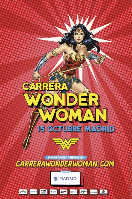 Carrera Wonder Woman en Madrid cartel
