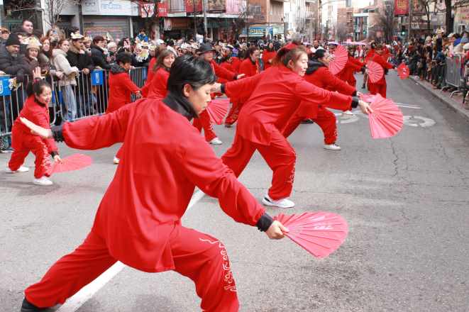 año nuevo chino baile
