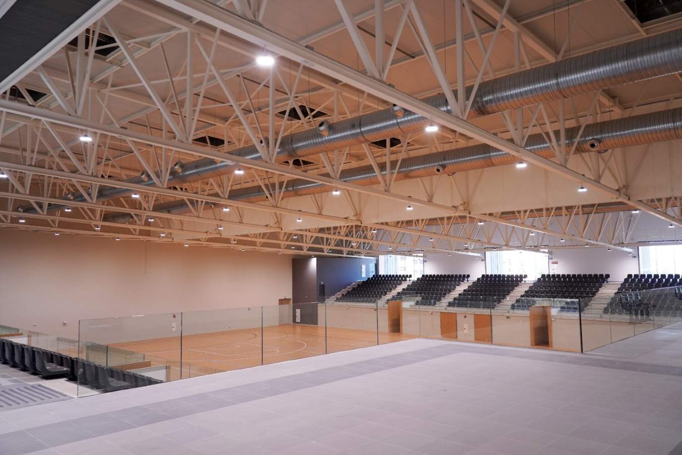 polideportivo las rosas obras interior