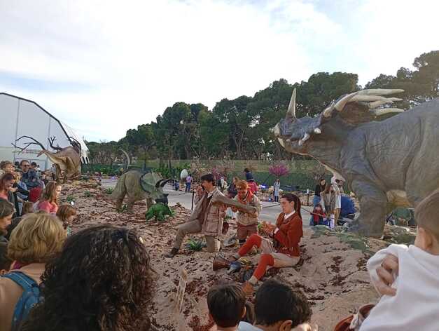 Actuación interactiva en 'Saurios'