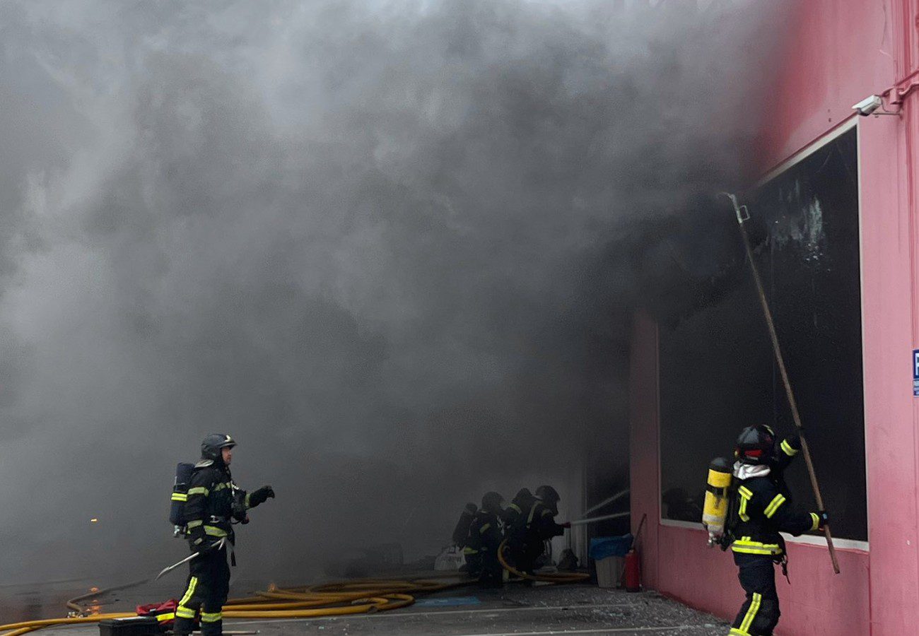 Incendios, explosiones y caídas, entre los sucesos del fin de semana en Madrid