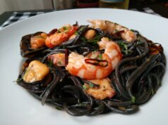 Receta spaguetti nero 'pirata'