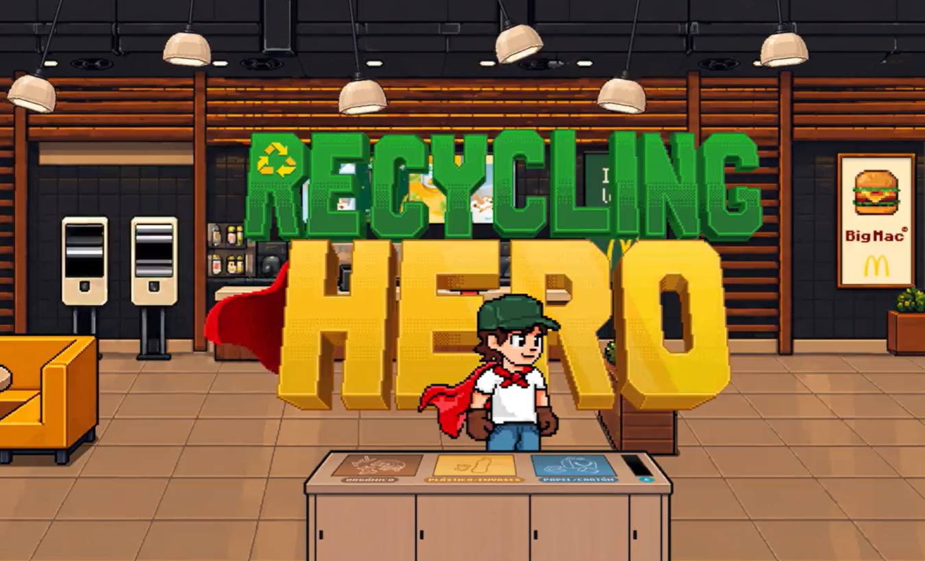 Recycling Hero mcdonalds videojuego