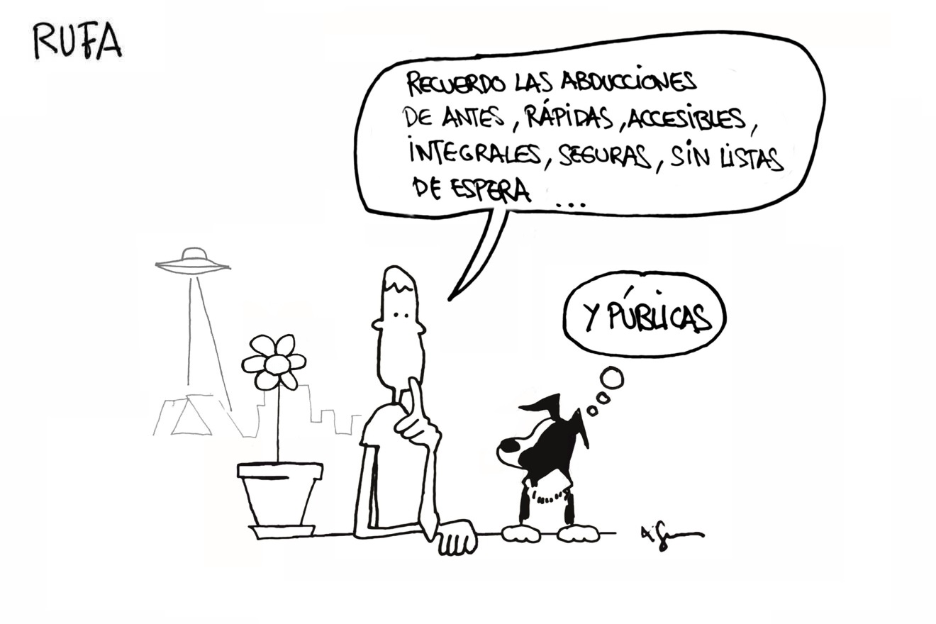 'Abducción pública'. Xosé Luis Saqués.