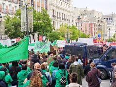 Huelga de educación en Madrid